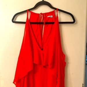 Chiffon halter dress